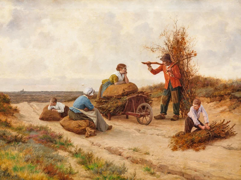 1852-Frans Van Kuyck - Boscaioli a riposo, 1897